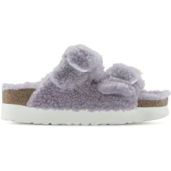Clearance Arizona Big Buckle Pelliccia Di Agnello Donna Plateau