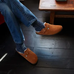 Shop Boston Pelliccia Di Agnello Uomo Sabot