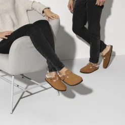 Shop Boston Pelliccia Di Agnello Uomo Sabot