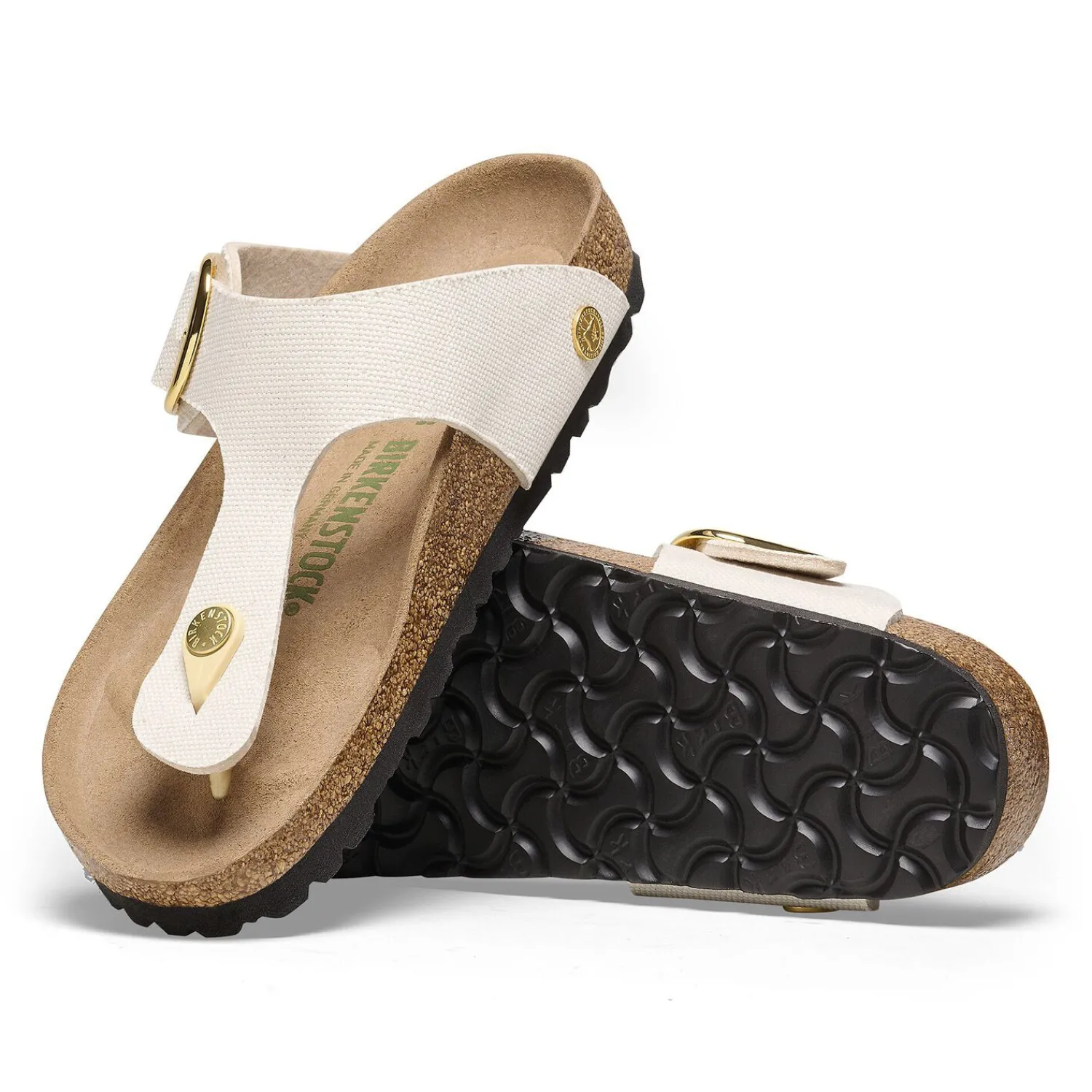 Best Gizeh Big Buckle Rivet Logo Donna Infradito