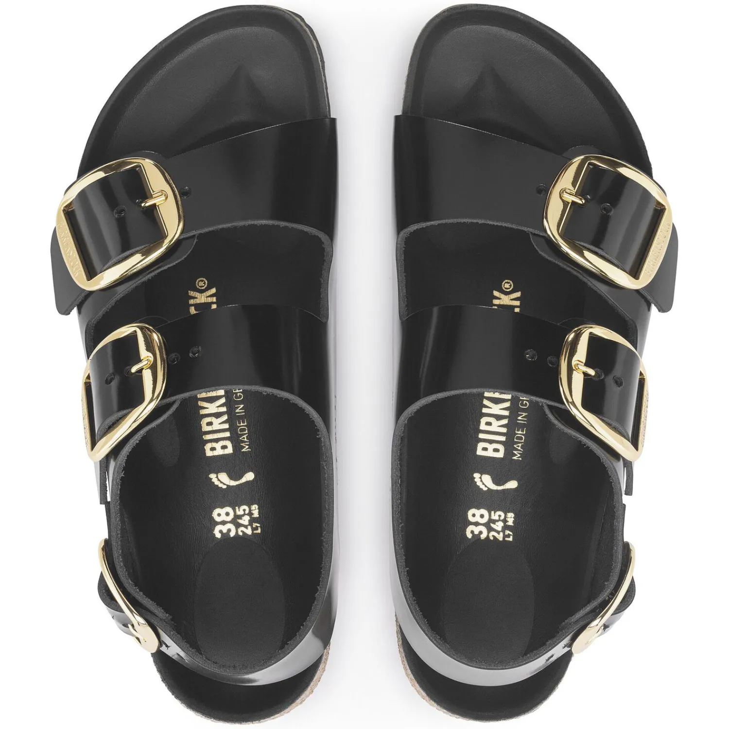 Sale Milano Big Buckle Donna Cinturino Per Tallone