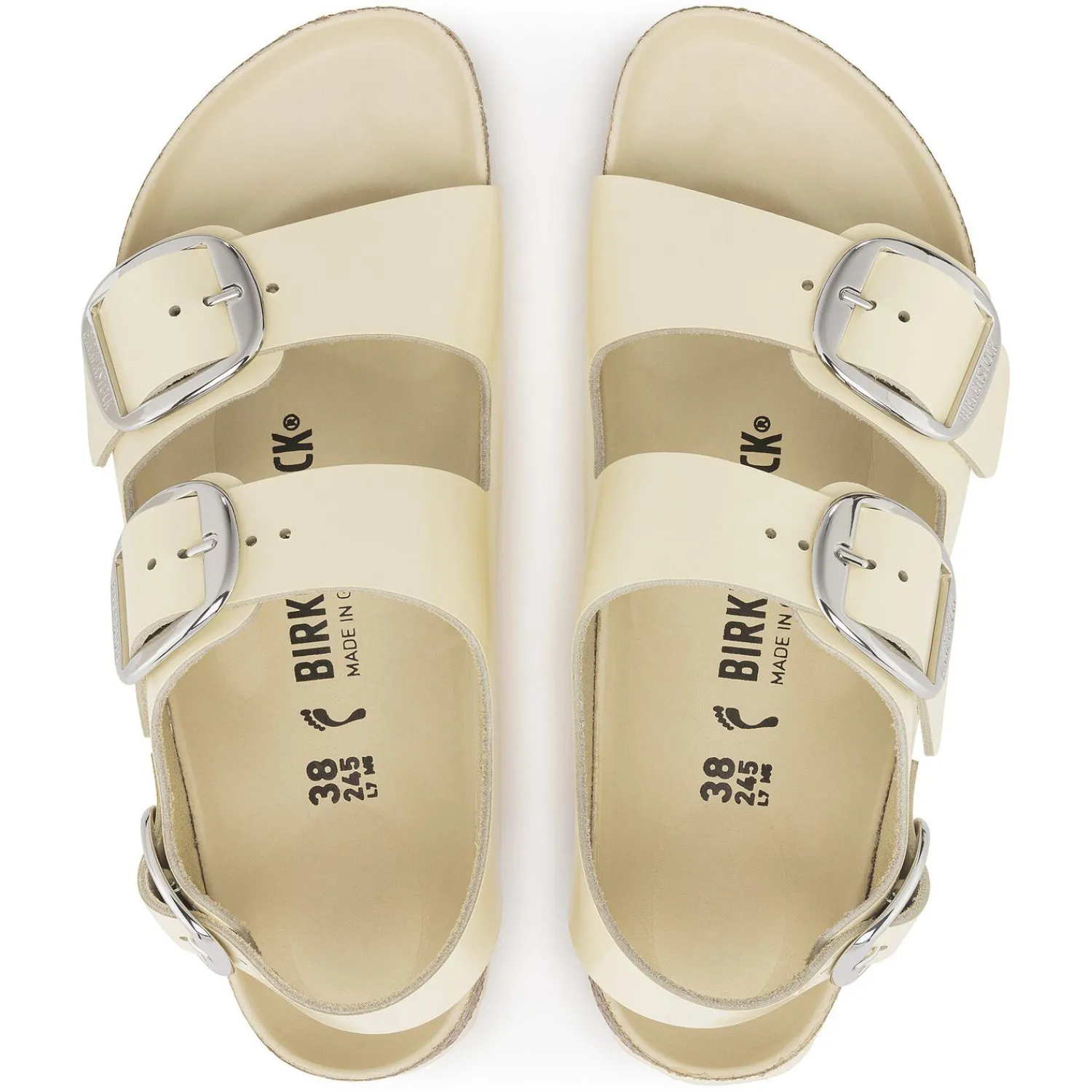 Online Milano Big Buckle Donna Cinturino Per Tallone